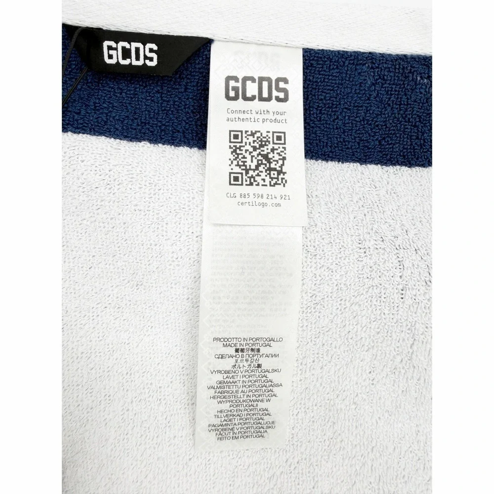 NWT GCDS Logo Print Cotton Beach Towel
